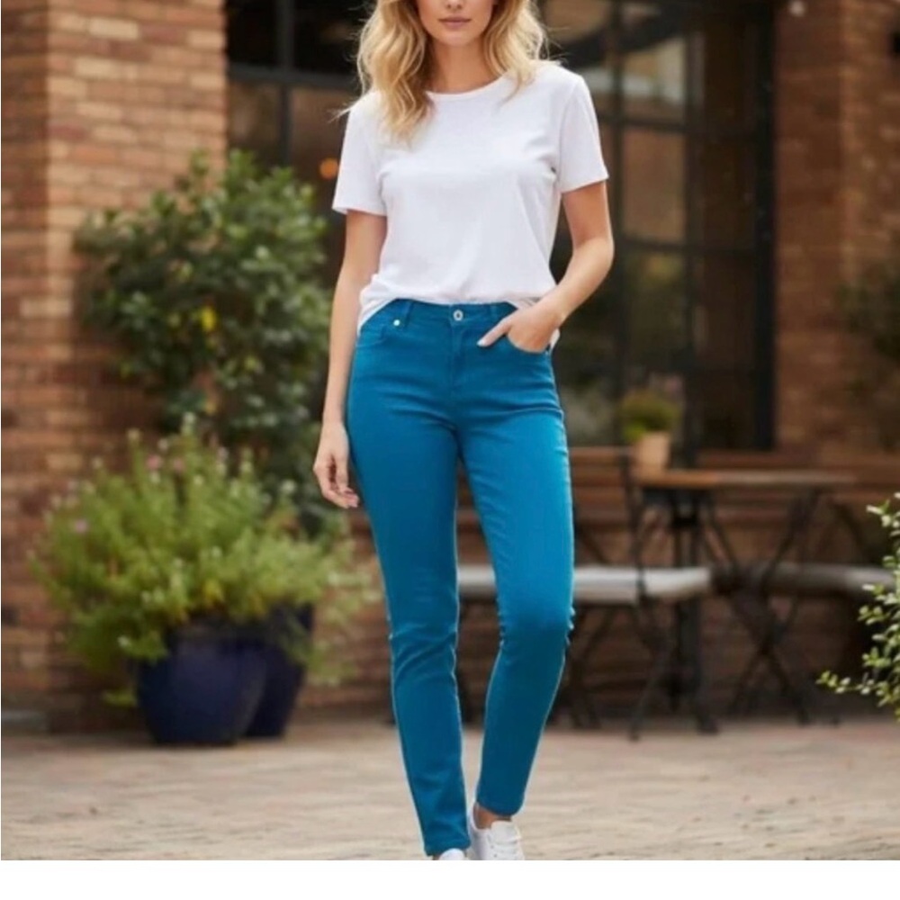 Pistola Jennifer Oslo Belize Blue High Waisted Jean 30 Women